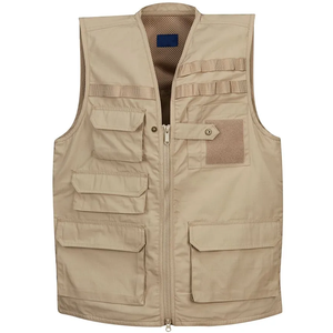 Haute qualité été sécurité respirant vêtements de travail gilet réfléchissant toile Construction vêtements de travail fait coton Polyester usine - Product Image 6