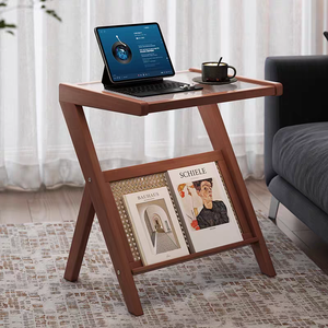 Modern Minimalist and Eco-friendly <strong>Bamboo</strong> Tea Side <strong>Tables</strong> and <strong>Bedside</strong> <strong>Tables</strong>, Suitable for Living Rooms and Bedrooms - Product Image 1