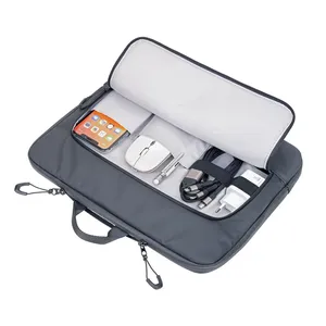 Custodia Nera per Computer da Lavoro per Gadget Personalizzati con 2 Borse Portaoggetti - Product Image 4