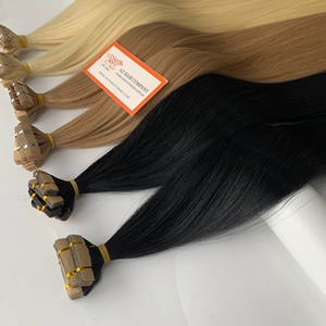 Extensiones de cabello Remy vietnamita alineado con cutícula virgen de calidad de lujo 12A cinta regular en el cabello - Product Image 5