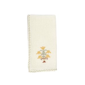 Serviettes en tissu de broderie serviettes de table lavables douces réutilisables pour la table à manger OEM de dîner de famille de fête de mariage - Product Image 1