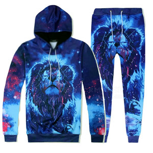 ชุดวอร์มแบบเต็มตัวสำหรับผู้ชายชุดวอร์มพิมพ์ลายแบบซับลิเมชันน้ำหนักเบาสวมใส่สบาย - Product Image 1