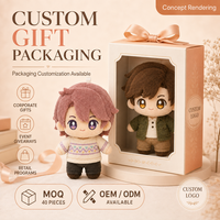 Poupée Mascotte en Peluche Personnalisée en Gros, Jouet Personnalisé avec Personnage de Marque et Rembourrage en Tissu, Emballage Inclus