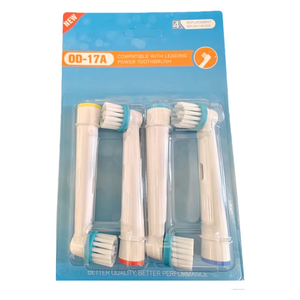 4 Count Sensitive <b>Toothbrush</b> <b>Heads</b> Electric <b>Toothbrush</b> Rechargeable Set Compatible for Household and Outdoor Use - Product Image 5