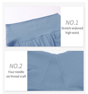 Mallas de mujer, mallas de gimnasio personalizadas, mallas de fitness para mujer, mallas de entrenamiento con bolsillo de cintura alta para mujer - Product Image 6