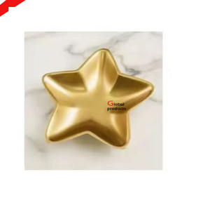 Plato de servir con diseño de hojas en acabado plateado de calidad estándar para hoteles, restaurantes y bares - Product Image 5