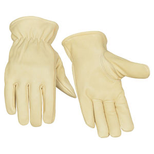 Gants de travail de sécurité de protection des mains en cuir de vache pour hommes et femmes gants de conducteur - Product Image 4