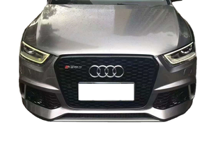 Kit de carrosserie pour pièces automobiles adapté à l'<span class=keywords><strong>Audi</strong></span> Q3 2013-2017, conversion RSQ3 pour la rénovation/mise à niveau, pare-chocs en plastique ABS, calandre centrale - Product Image 5