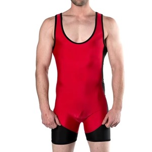 Vestido DE LUCHA 3D de alta calidad y sublimación Traje de lucha de gran tamaño Camisetas sublimadas y camisetas de sublimación de gimnasio - Product Image 4