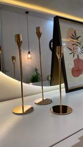 Candelabro de Metal Negro con Detalles Hechos a Mano, Perfecto para Eventos Culturales, Ocasiones Religiosas y Uso en Templos - Product Image 6