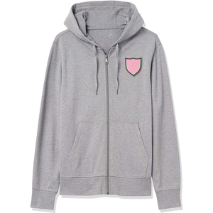 Vêtements décontractés pour hommes coupe ajustée sweat à capuche en coton épais et uni avec fermeture à glissière vêtements actifs épais et unis pour hommes - Product Image 5