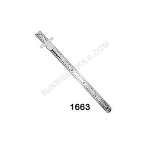 Règle en acier de poche 6 "(150mm) avec clip pour outils de bijoux - Product Image 1