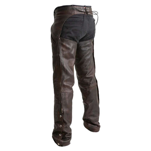 Top Primum Quality Windproof Winter Solid Color Casual Design Leather <b>Chaps</b> Wholesale Prices Regular Length - Product Image 2