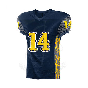 Uniformes de poliéster 100% americanos recién llegados para uniformes de fútbol de color personalizados hechos en Pakistán - Product Image 2