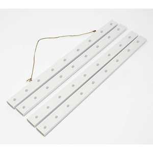 Bandes magnétiques en plastique blanc pour affiches, paire de 100 cm de long, pour l'affichage d'affiches - Product Image 6