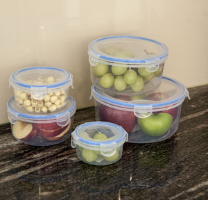 ชุดภาชนะพลาสติก BPA พร้อมฝาปิดกันรั่ว,ที่เก็บอาหารพลาสติกสุญญากาศสำหรับการจัดระเบียบห้องครัว - Product Image 6