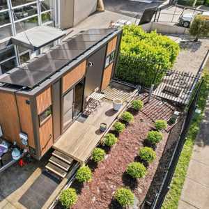 TinyMobile House 20ft/40ft Maison Conteneur Extensible Salon Chambre Salle de Bain Bureau Villa Extérieure Panneau Sandwich Acier Moderne - Product Image 4