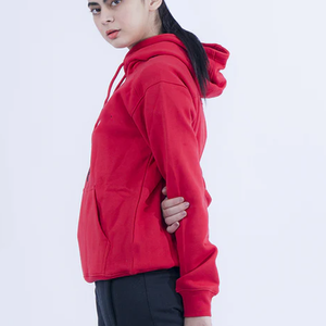 เสื้อฮู้ดผู้หญิงมีกระเป๋าหน้า สีสันทันสมัย ดีไซน์สปอร์ตและมีสไตล์ ให้ความรู้สึกสบายและทันสมัย เหมาะสำหรับใช้ในชีวิตประจำวัน โดย Ako - Product Image 4