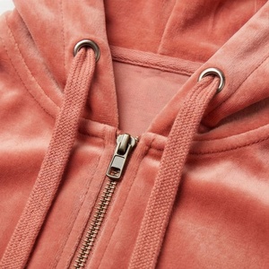 Chándal de Invierno Vintage con Capucha para Mujer, Ropa Deportiva de Moda, Color Sólido Personalizado, 100% Algodón de Felpa, Secado Rápido y Transpirable - Product Image 4