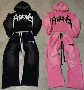 Chándales Unisex de Último Diseño con Bordado Desgastado y Cremallera, Chándal para Hombre, Chándal con Cremallera Resistente - Product Image 6