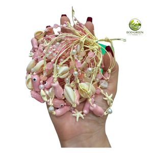 Vietnam Handmade Cowrie Shell <b>Bracelet</b> Natural Seashell Beach Jewelry Adjustable <b>Rope</b> <b>Bracelet</b> OEM Supplier Manufacturer - Product Image 4