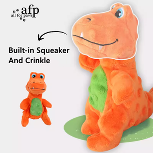 Jouets à mâcher pour animaux de compagnie AFP Custom Dinosaur Animal Dog Plush, jouet couineur pour animaux, balle à mâcher résistante aux morsures en caoutchouc TPR pour les mâcheurs agressifs - Product Image 4