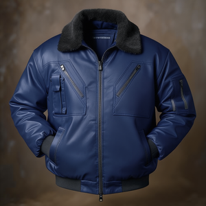STERSUND Navy L Size Workwear <b>Pilot</b> <b>Jacket</b> 4-in-1 Feature Made in Norway - Product Image 3