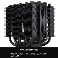 For Thermalright Silver Soul 110 Dual Tower CPU Air Cooler White Black Compatible for AMD AM4/Intel LGA1700/1200/1150/1151 Fans
