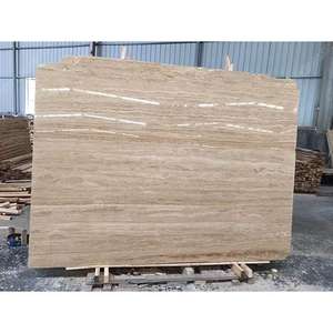 Azulejo de mármol natural de losas travertinas de corte cruzado Premium para diseño de interiores - Product Image 6