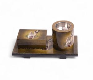 Luxury Lady Style Printed Mango Wood Incense Burner Hand-Printed Bakhoor Mubakhara for Home Religious Use Aromatherapy <b>Diffuser</b> - Product Image 4