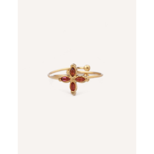 Anello di moda Circonita YXQ R247 bianco acciaio inossidabile con G. Colore - Product Image 3
