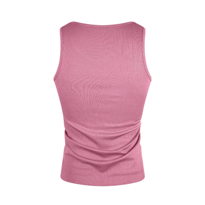 Débardeur côtelé sans manches pour homme, coupe musclée, en maille extensible, pour le sport, la gym, l'entraînement, le fitness et les loisirs d'été - Product Image 2