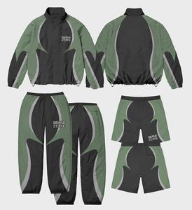 Survêtement de haute qualité respirant 100% nylon léger écologique fabriqué en usine coupe régulière pour les sports de plein air pour hommes - randonnée - Product Image 5