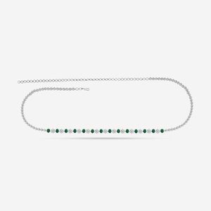 Ceinture en zircon 182104 – Bijou élégant en alliage avec technologie d'incrustation à griffes - Product Image 1
