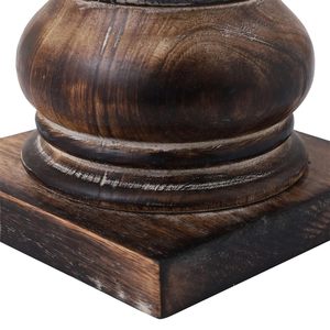 Bougeoirs en bois pour bougies pilier méditation haut rond décor accessoires fabricant vente directe d'usine - Product Image 2
