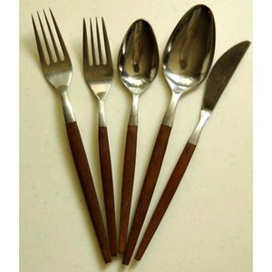 Hot <b>Sale</b> Portable Stainless Steel Silver Nickle Spoon Fork <b>Knife</b> Unique Handle Designer Cutlery <b>Set</b> for Wedding Events - Product Image 4