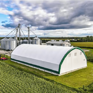 PVC工業用収納シェルター5000 SqFtモバイルヘビーデューティテント倉庫、農業、40フィートコンテナ屋根 & ガレージ用 - Product Image 2