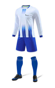 Nuevas Camisetas de Fútbol Personalizadas al por Mayor, Conjuntos de Uniformes, Nuevo Diseño, Camiseta de Fútbol para Hombre, Corte Automatizado, Ecológica, de Secado Rápido - Product Image 3