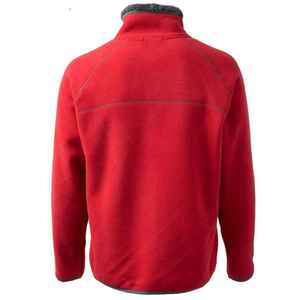 Veste polaire à capuche pour homme, coupe-vent personnalisable, écologique, séchage rapide, imperméable, rouge, personnalisable pour le ski et les activités de plein air - Product Image 3