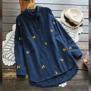 Camiseta OEM estampada a la moda modesta para mujer de talla grande, blusa superior de la mejor calidad al por mayor para primavera y verano, manga corta, ODM DE LA WS-231 - Product Image 1