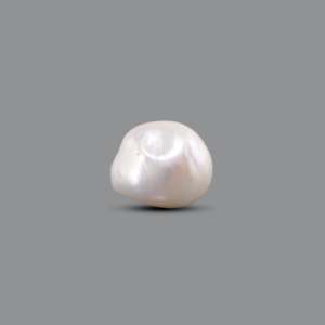 ไข่มุกเคชิ-11.3 กะรัต สีขาวและชมพู ไข่มุกน้ำจืดทรงบาร็อค สีธรรมชาติ - Product Image 1
