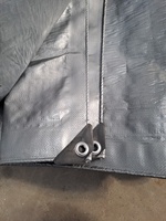 Rouleaux de bâche en PE robuste 200 g/m² imperméable, stabilisée aux UV, résistante aux déchirures, style uni pour couverture agricole
