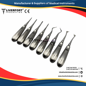Juego de 16 Piezas de Instrumentos Dentales Manuales de Acero Alemán LIVERFORT INDUSTRIES, Espejo Dental, Escalador, Tijeras, Certificación CE Clase II, Ergonómicos - Product Image 6
