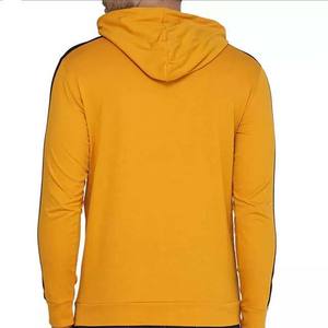 Sweat-shirt à capuche pour homme, manches longues, color block, décontracté, tricoté en polyester, coupe classique, respirant, style streetwear, automne - Product Image 2
