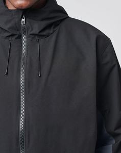 Veste coupe-vent de sport en coton 100% froissé, respirante, vintage, à la mode, avec revêtement personnalisé, pour l'extérieur - Product Image 6