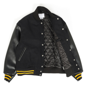 Chaquetas universitarias asequibles a la venta: ropa de abrigo deportiva clásica de estilo retro con forro acolchado, perfecta para estudiantes universitarios - Product Image 1