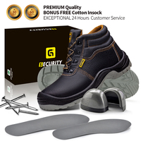 Bottes de travail de sécurité GUYISA pour hommes, mode industrielle, antidérapantes, unisexes, norme européenne, embout en acier