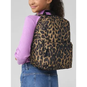 Mini sac à dos durable à imprimé léopard avec gadgets promotionnels - Product Image 5