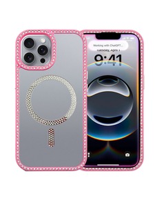 Stile elegante e protezione Anti-Shock per i telefoni custodia magnetica con ricarica rapida e bordi Glitter - Product Image 6