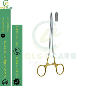 Soporte de aguja de acero inoxidable de 4,75 \ "de calidad superior Estilo único 3 pinzas de aguja Excelente calidad - Product Image 3